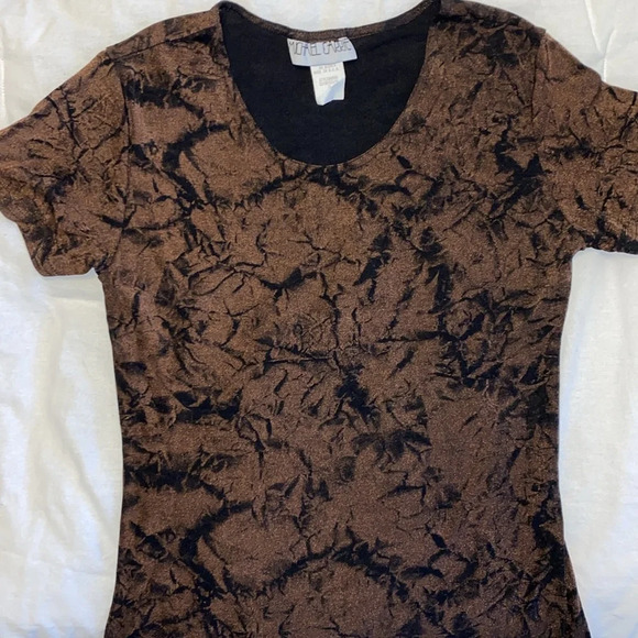 Vintage Brown Long‎ Dress - Picture 1 of 10